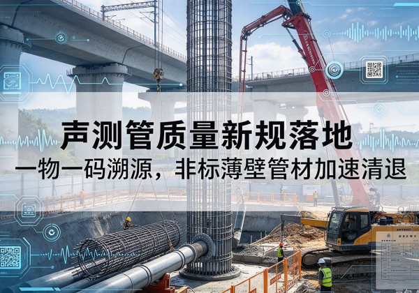 扬州声测管质量新规落地，一物一码溯源，非标薄壁管材加速清退